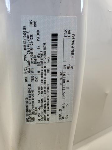 2023 FORD F250 SUPER 1FT8W2BN4PEE01800