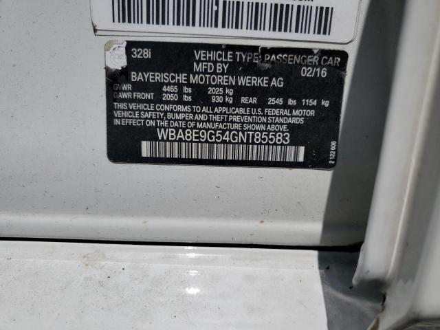 2016 BMW 328 I SULE WBA8E9G54GNT85583