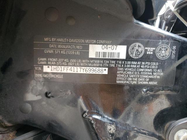 2007 HARLEY-DAVIDSON FLHT CLASSIC 1HD1FF4117Y699688