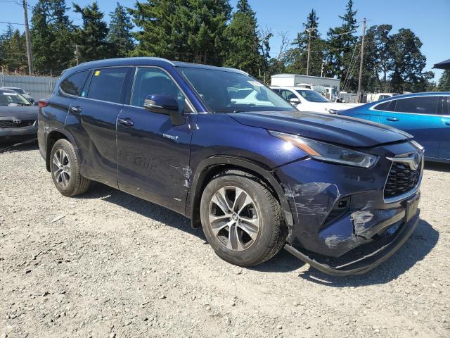 2021 TOYOTA HIGHLANDER HYBRID XLE 5TDHBRCH4MS531210