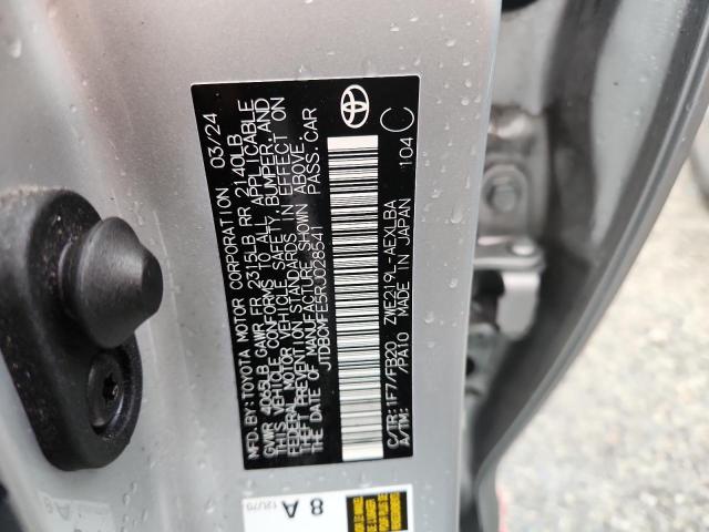 2024 TOYOTA COROLLA LE JTDBCMFE5RJ028541