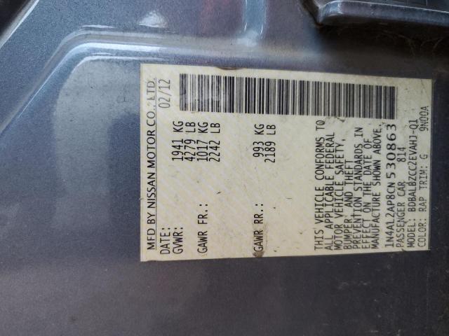 2012 NISSAN ALTIMA BAS - 1N4AL2AP8CN530863