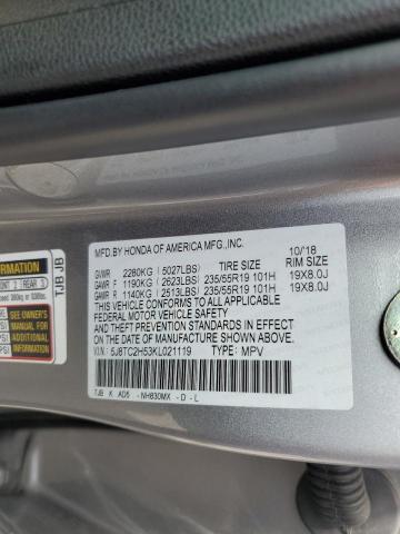 2019 ACURA RDX TECHNOLOGY 5J8TC2H53KL021119