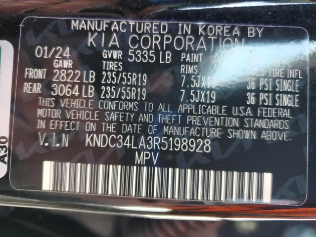 2024 KIA EV6 LIGHT KNDC34LA3R5198928