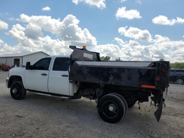 CHEVROLET SILVERADO 2008 white crew pic gas 1GBJC33K68F181676 photo #3