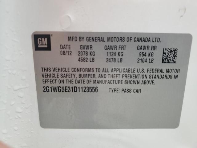 2013 CHEVROLET IMPALA LT - 2G1WG5E31D1123556