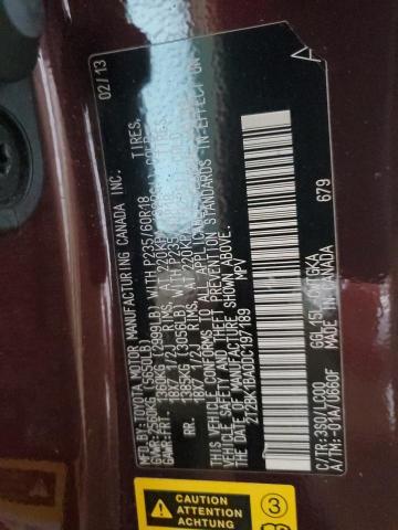 2013 LEXUS RX 350 BAS #3310409960