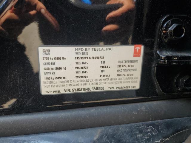 2018 TESLA MODEL S 5YJSA1E48JF248300
