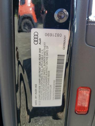 2022 AUDI A5 PREMIUM WAUFACF51NA026763