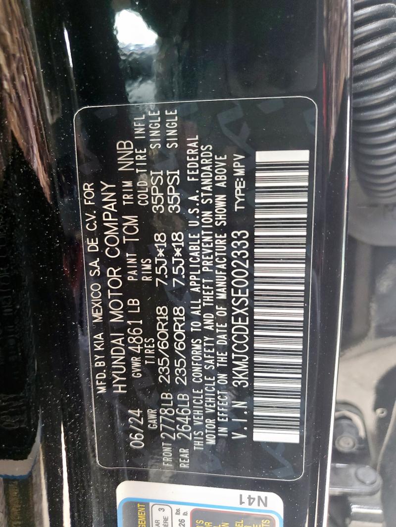2025 HYUNDAI TUCSON SEL - 3KMJCCDEXSE002333