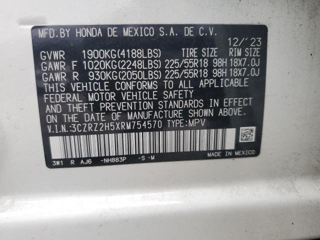 2024 HONDA HR-V SPORT 3CZRZ2H5XRM754570