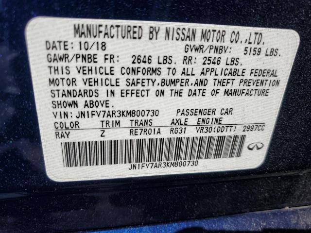 2019 INFINITI Q50 RED SP JN1FV7AR3KM800730