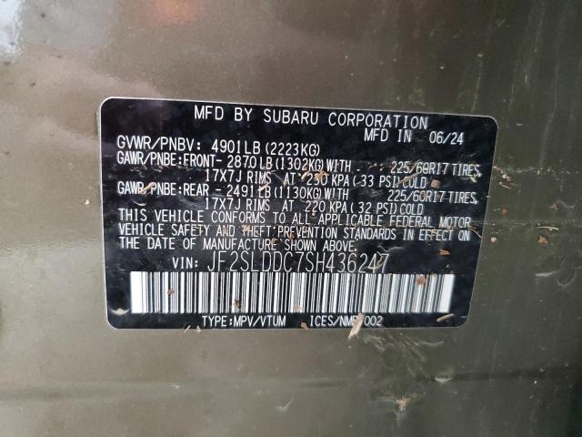 2025 SUBARU FORESTER PREMIUM JF2SLDDC7SH436247