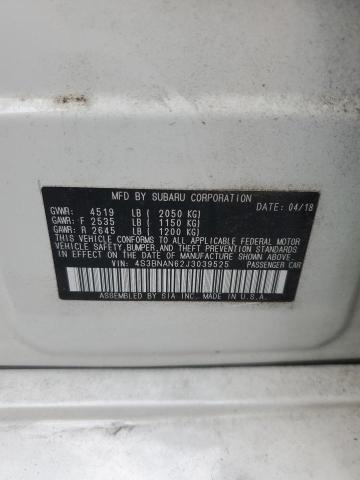 2018 SUBARU LEGACY 2.5 4S3BNAN62J3039525