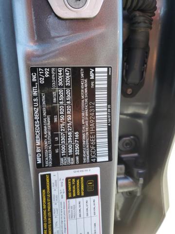 2017 MERCEDES-BENZ GLS 450 4M 4JGDF6EE1HA924312