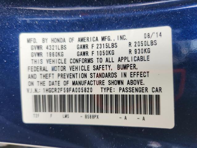 2015 HONDA ACCORD SPO 1HGCR2F59FA005820