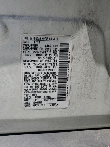2017 NISSAN ROGUE S JN8AT2MT8HW141147