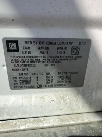 2015 BUICK ENCORE PRE KL4CJHSB9FB032153