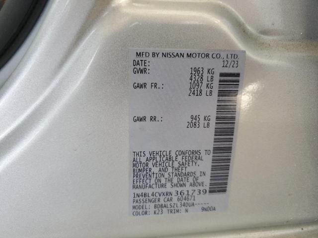 2024 NISSAN ALTIMA SR - 1N4BL4CVXRN361739