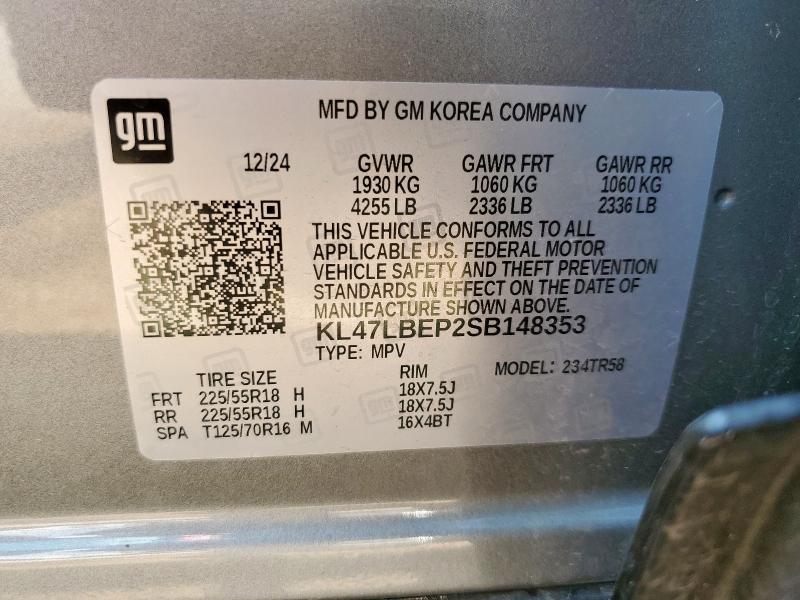 2025 BUICK ENVISTA SP KL47LBEP2SB148353