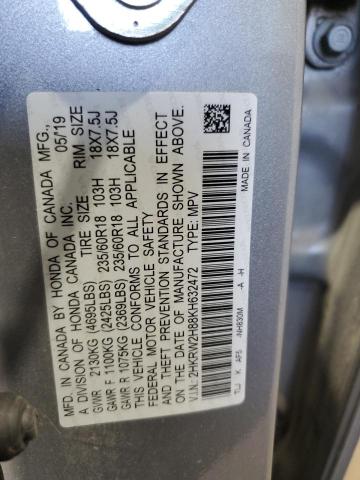 2019 HONDA CR-V EXL - 2HKRW2H88KH632472