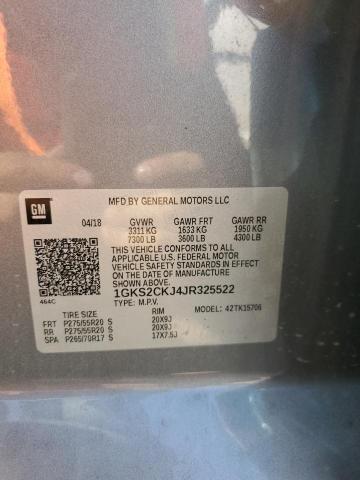 2018 GMC YUKON DENALI 1GKS2CKJ4JR325522