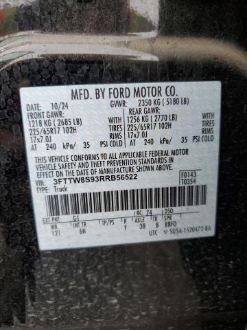 2024 FORD MAVERICK L 3FTTW8S93RRB56522