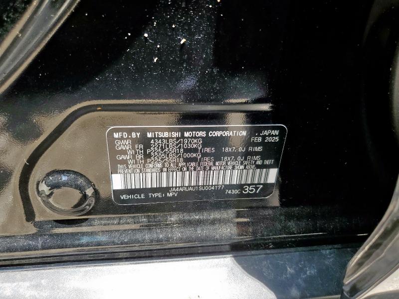 2025 MITSUBISHI OUTLANDER SPORT S JA4ARUAU1SU004177