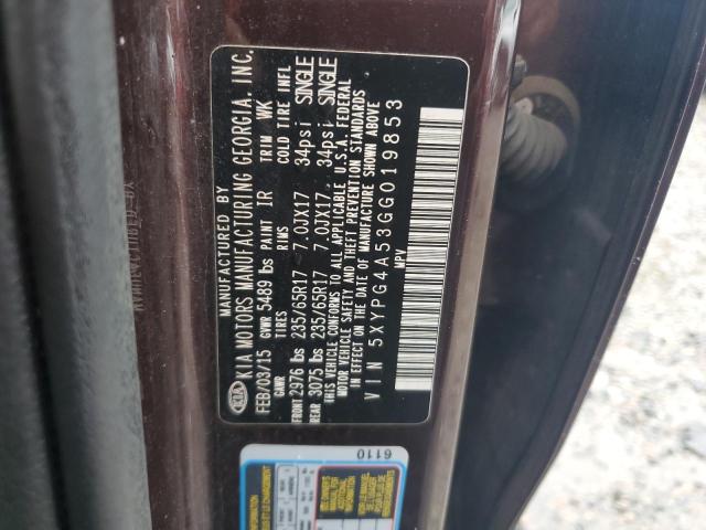 2016 KIA SORENTO LX - 5XYPG4A53GG019853