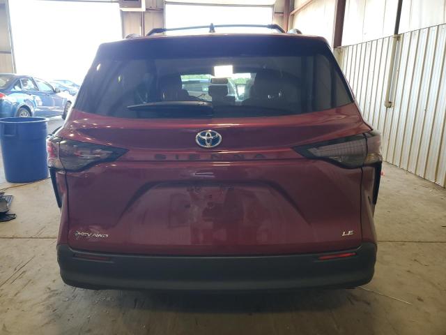 2025 TOYOTA SIENNA LE 5TDBSKFC3SS176914