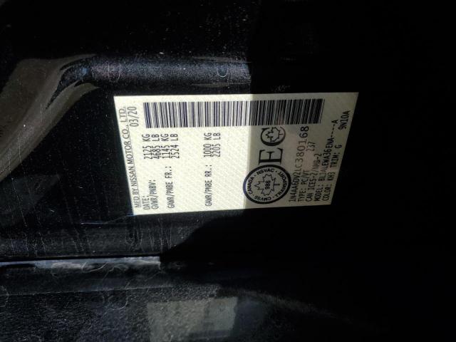 2020 NISSAN MAXIMA SL 1N4AA6DV2LC380168