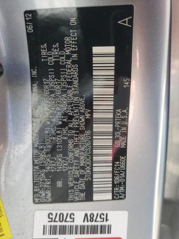 2012 TOYOTA SIENNA LE #3285775726