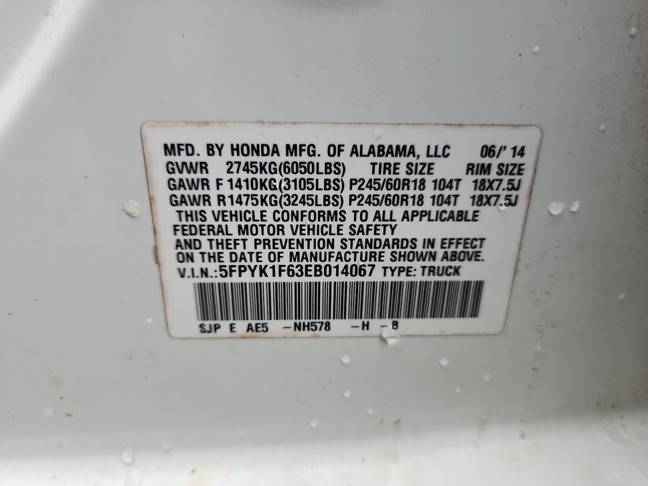 HONDA RIDGELINE RTL-S