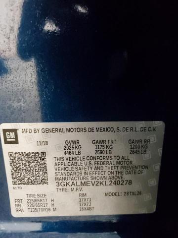 2019 GMC TERRAIN SL 3GKALMEV2KL240278