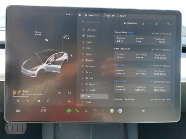 2023 TESLA MODEL 3 5YJ3E1EA3PF691672