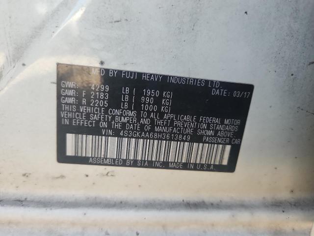 2017 SUBARU IMPREZA 4S3GKAA68H3613849