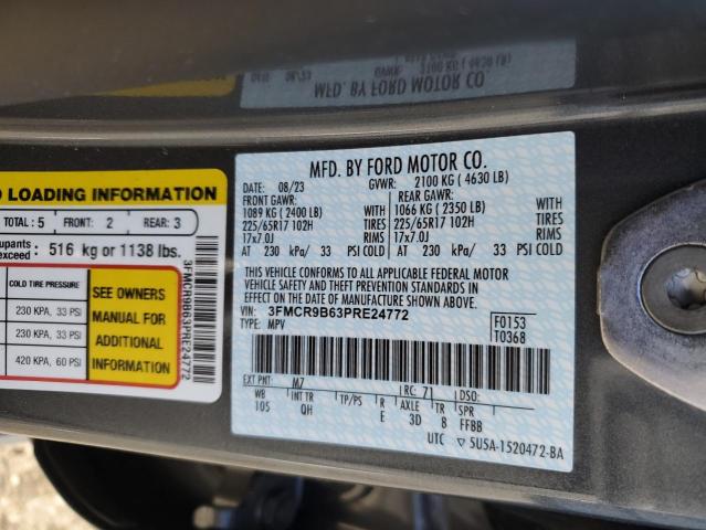 2023 FORD BRONCO SPORT BIG BEND 3FMCR9B63PRE24772