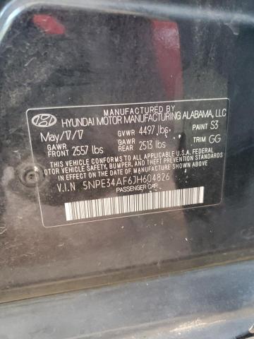 2018 HYUNDAI SONATA SPO - 5NPE34AF6JH604826