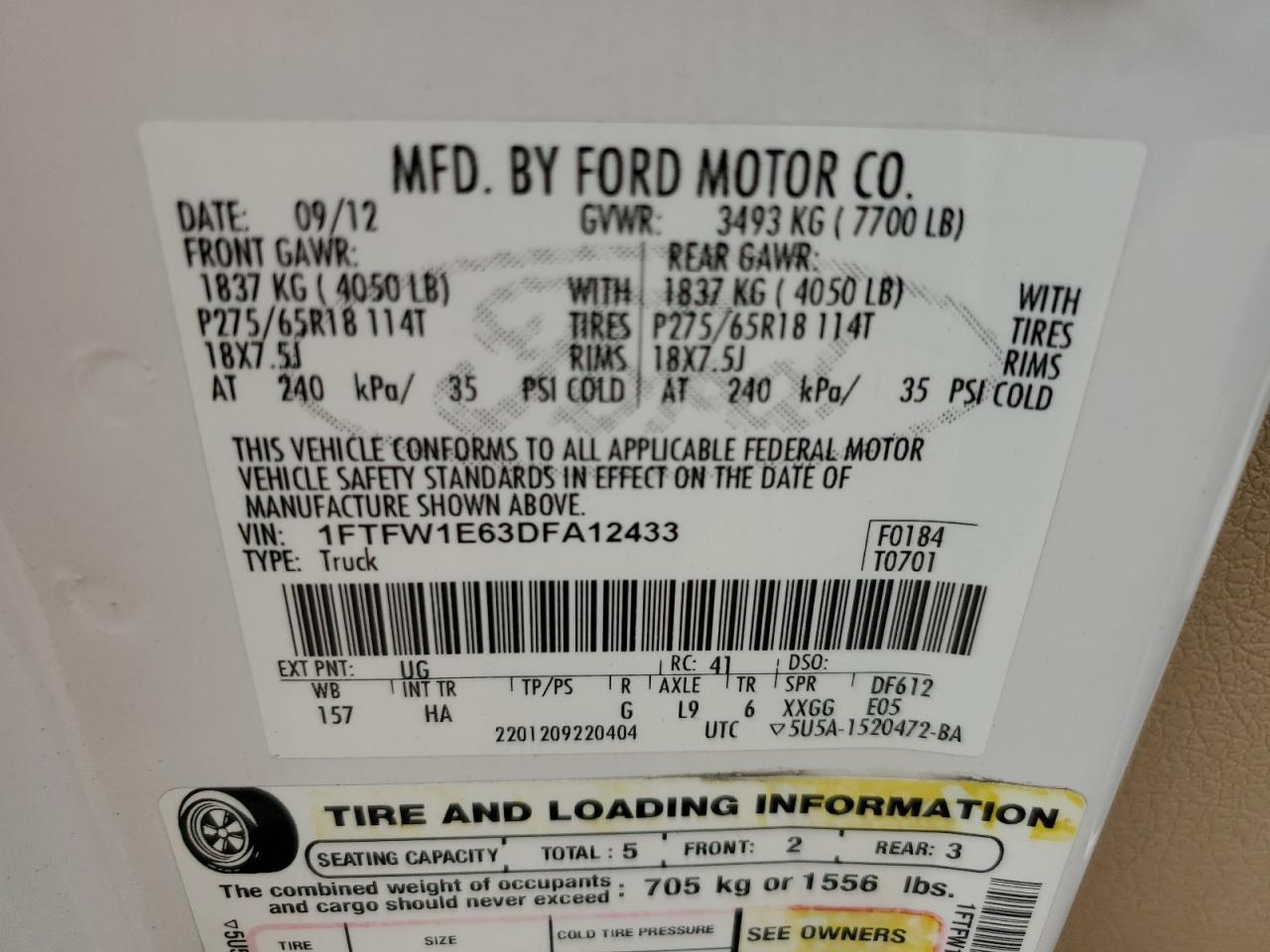 FORD F-150 SUPERCREW