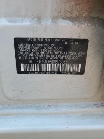 2013 SUBARU IMPREZA AW - JF1GPAC65DH878066