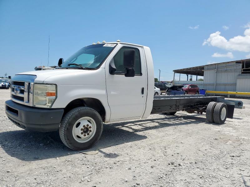 FORD ECONOLINE 2011 white cutaway gas 1FDXE4FS8BDA22089 photo #1