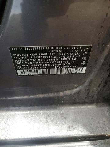 2016 VOLKSWAGEN JETTA SEL 3VWL17AJ1GM305571