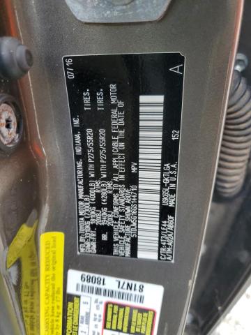 2016 TOYOTA SEQUOIA LI 5TDJW5G16GS144710