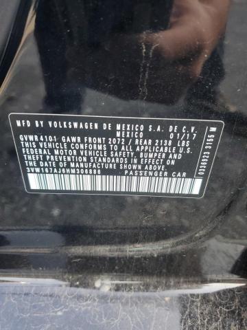 2017 VOLKSWAGEN JETTA S 3VW167AJ6HM306886