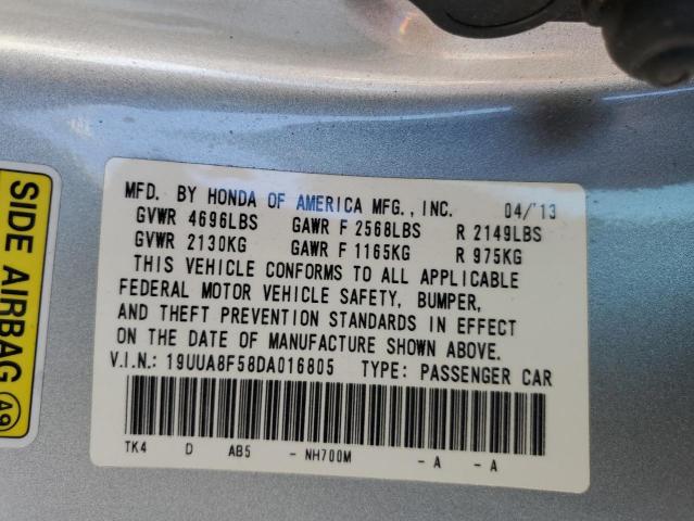 2013 ACURA TL TECH - 19UUA8F58DA016805