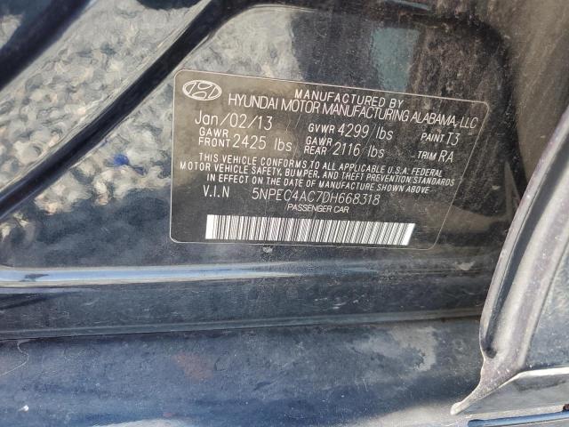 2013 HYUNDAI SONATA SE - 5NPEC4AC7DH668318