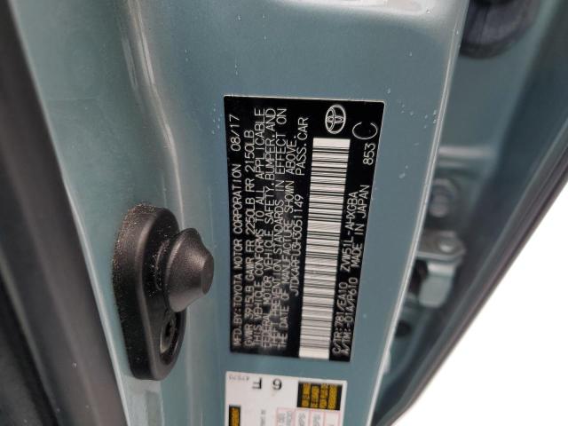 2017 TOYOTA PRIUS JTDKARFU3H3051149