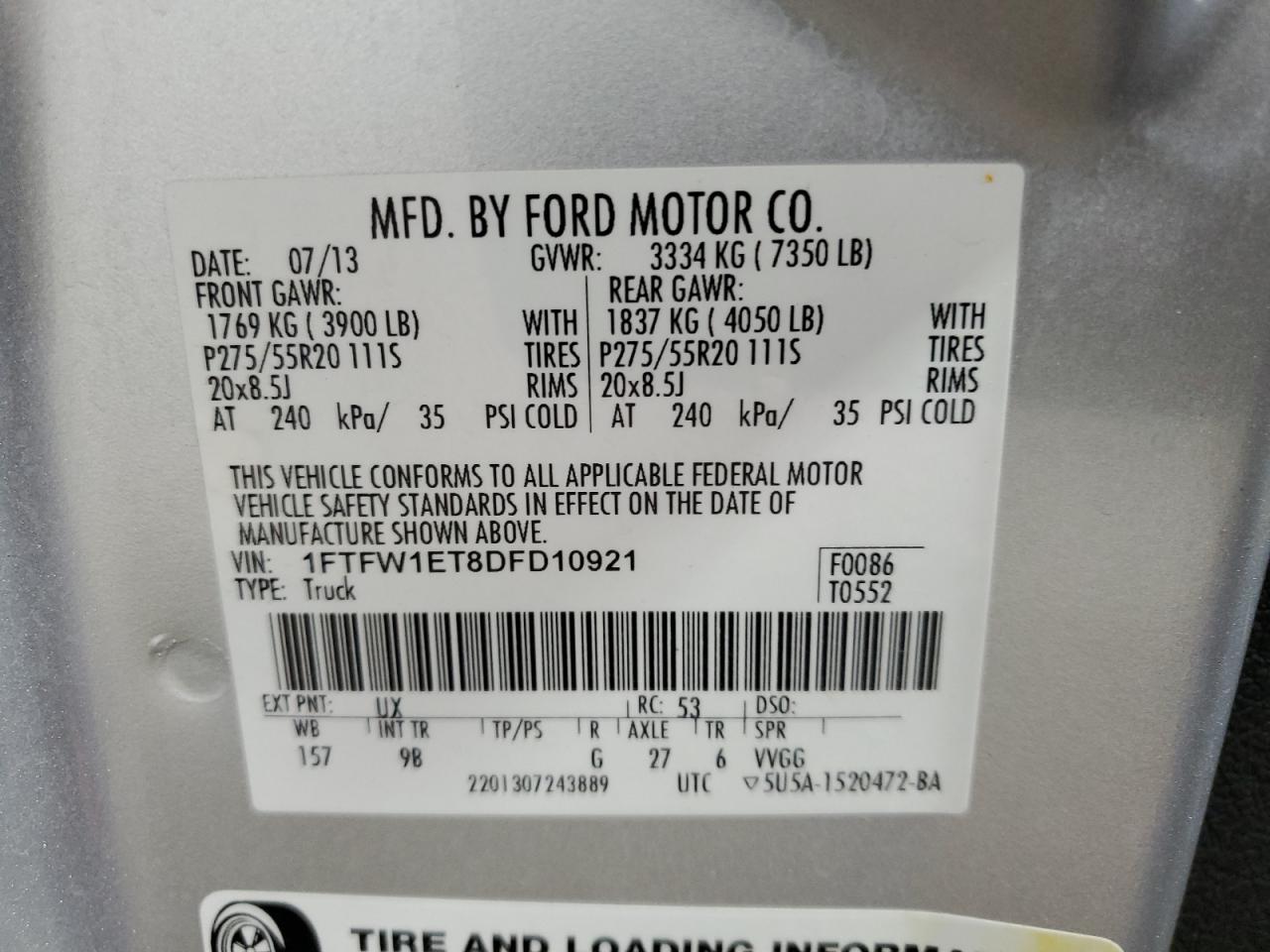 FORD F-150 SUPERCREW