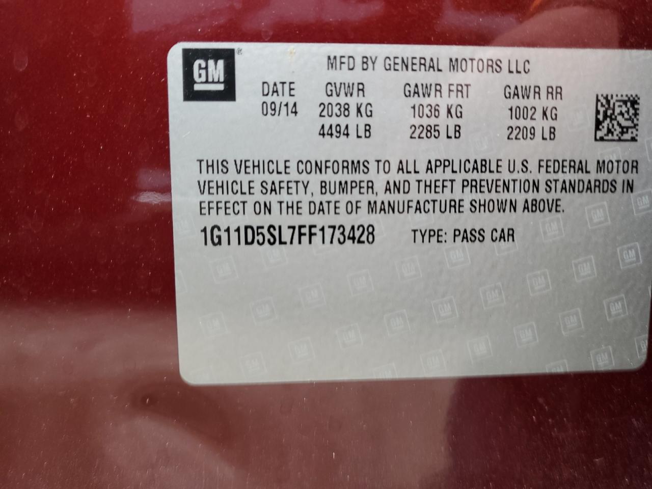 CHEVROLET MALIBU 2LT