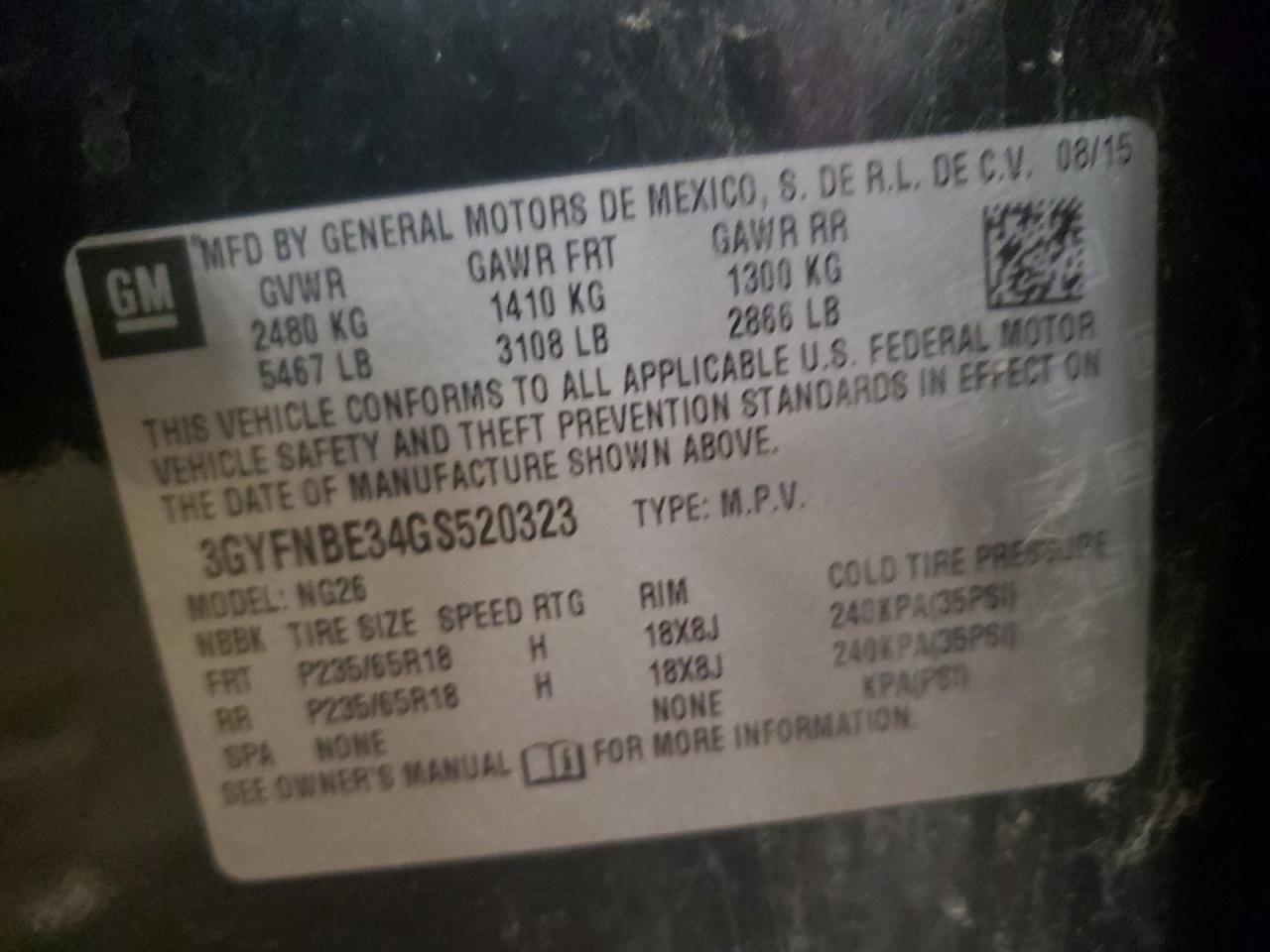 CADILLAC SRX LUXURY COLLECTION